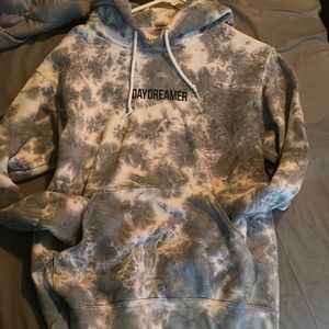 Tye dye/ bleached looking day dreamer hoodie